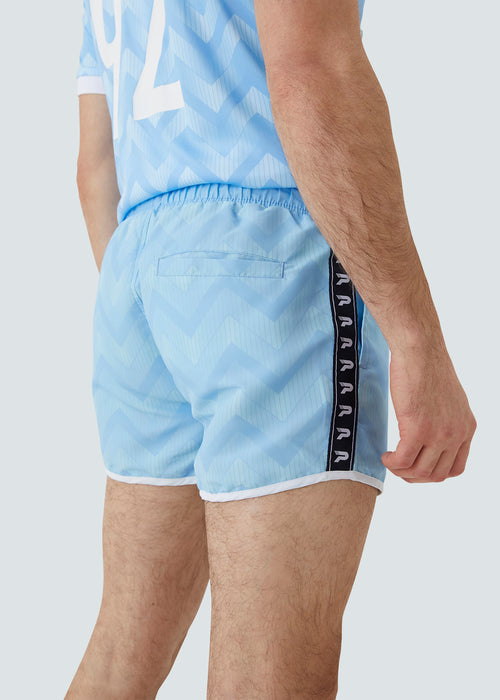 Patrick Steven 3" Swim Shorts - Sky Blue - Back