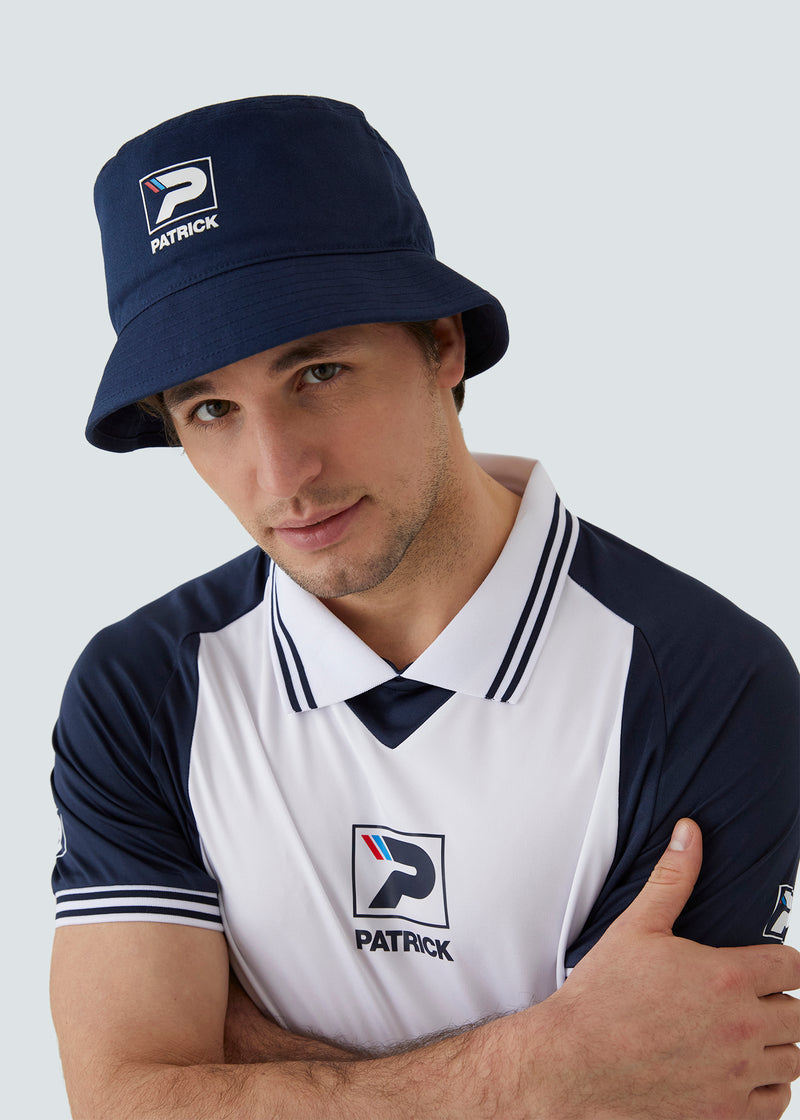 Load image into Gallery viewer, Patrick Ray Bucket Hat - Navy - Detail
