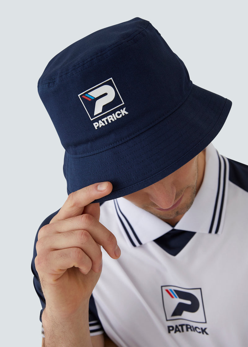 Load image into Gallery viewer, Patrick Ray Bucket Hat - Navy - Detail

