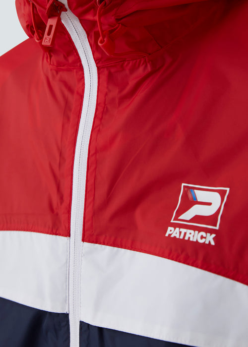 Patrick Cagoule Windrunner - Red - Detail