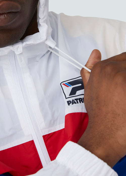 Patrick Cagoule Windrunner - White - Detail