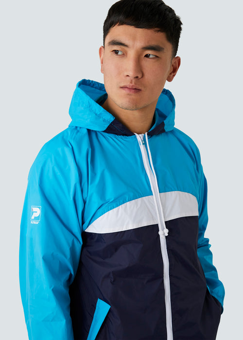 Patrick Classic Cagoule Windrunner - Blue/White - Side