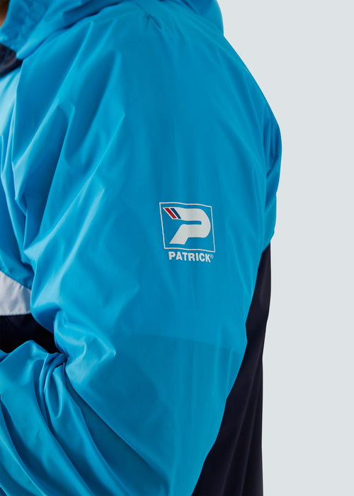 Patrick Classic Cagoule Windrunner - Blue/White - Detal