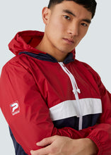 Load image into Gallery viewer, Patrick Classic Cagoule Windrunner - Burgundy/Navy - Side
