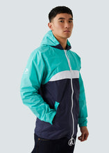 Load image into Gallery viewer, Patrick Classic Cagoule Windrunner - Green/White - Front
