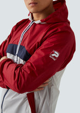 Load image into Gallery viewer, Patrick Classic Cagoule Windrunner - Red/White/Navy - Side
