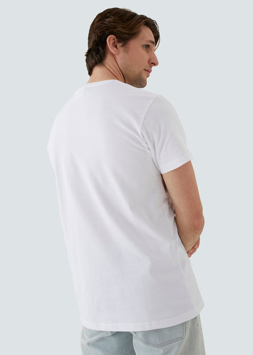 Hugo T-Shirt - White/Yellow
