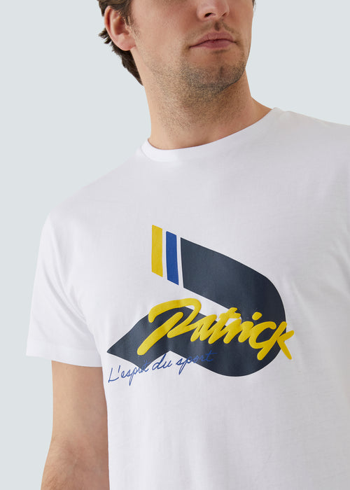 Hugo T-Shirt - White/Yellow